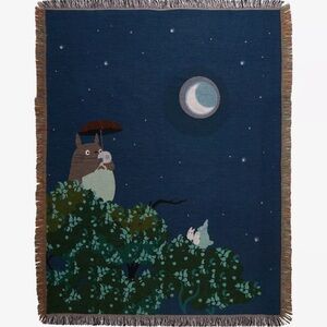 Studio Ghibli My Neighbor Totoro Moonlight Tapestry Throw BoxLunch Exclusive